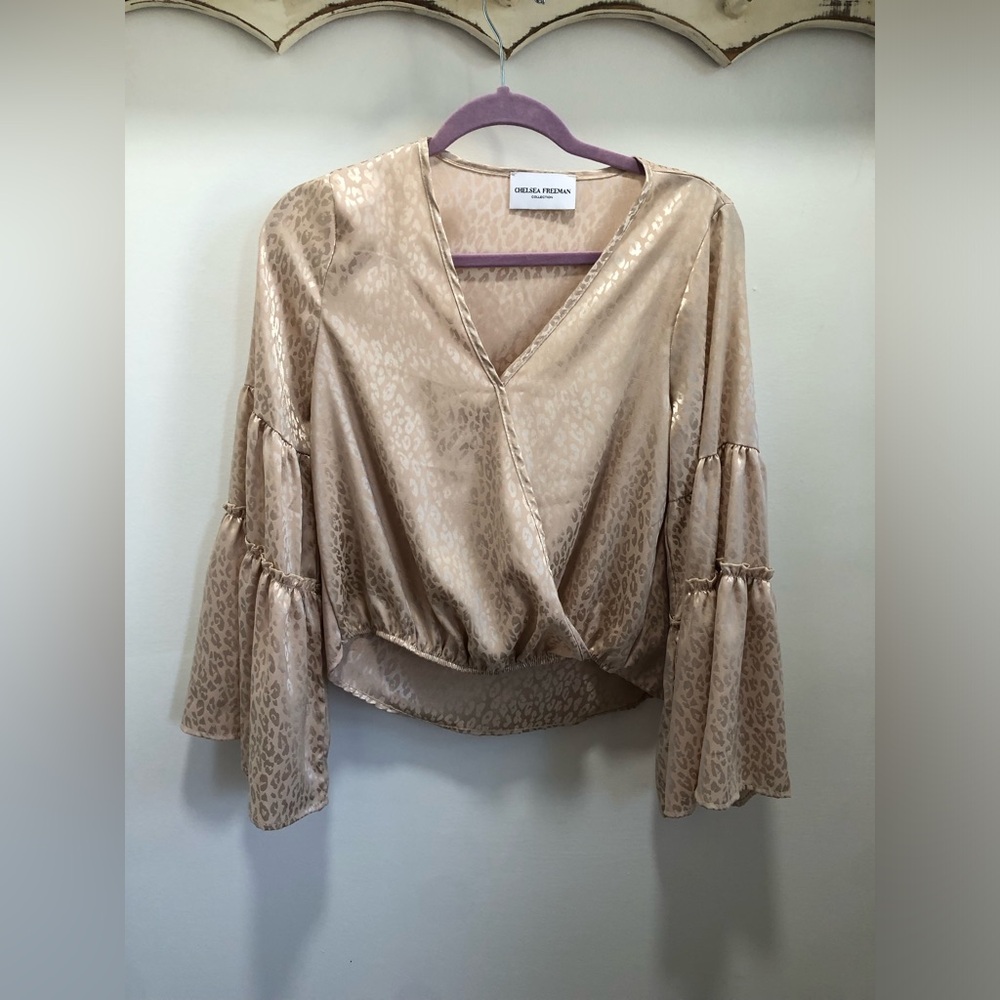 Chelsea Freeman Collection Silky Leopard Top